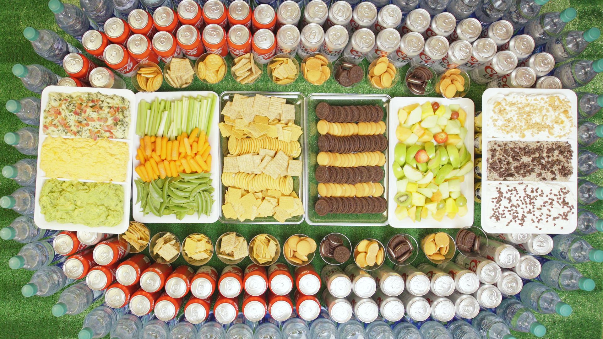 super bowl stadium snack tray