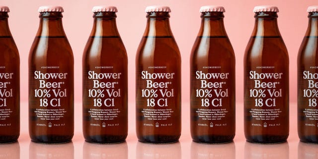 Beer made for drinking in the shower