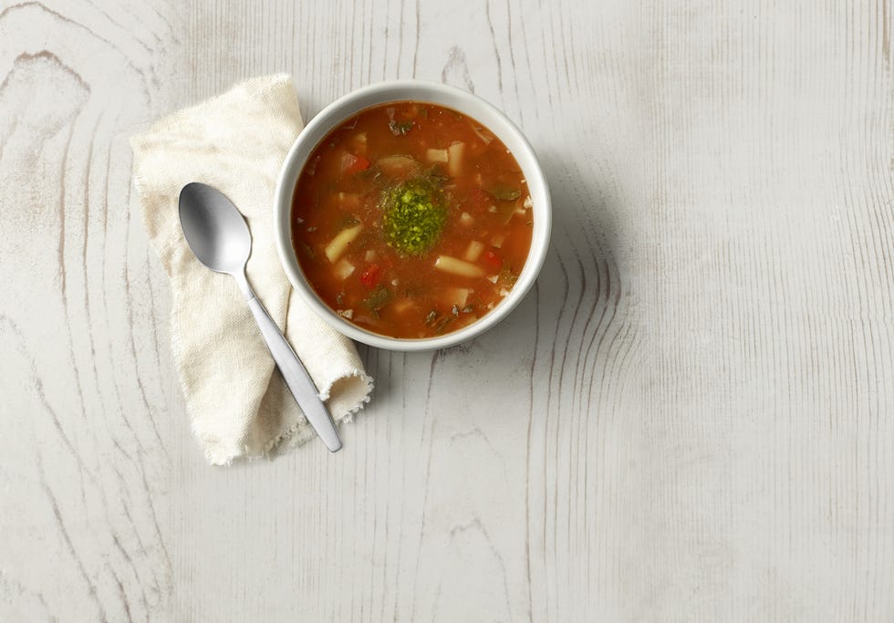 Soup, Wood, Food, Ingredient, Bowl, Fluid, Dish, Stew, Recipe, Spoon, 