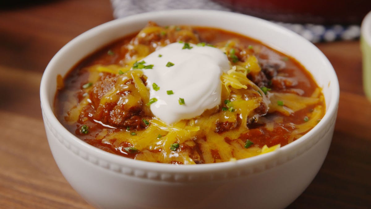 Video player poster image preview for Here's How To Make Real Texas Chili