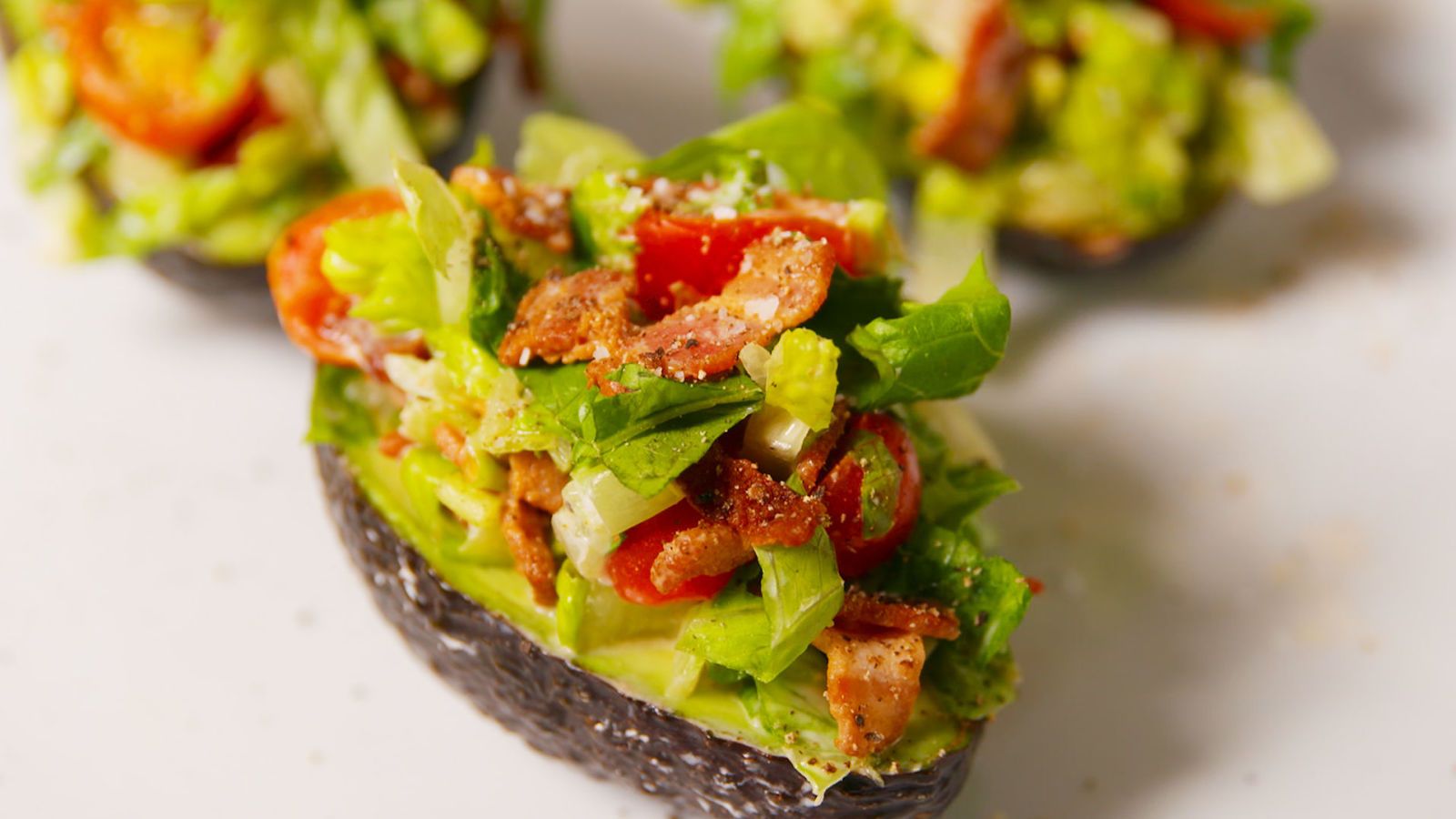 Bacon Avocado Cups with Balsamic Glaze - Primally Inspired