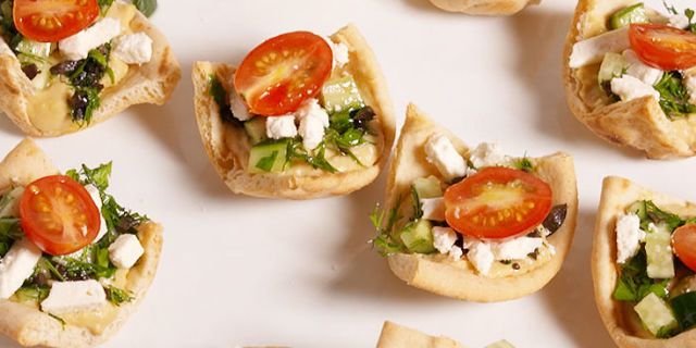 Easy Pita Hummus Cups - Delish.com