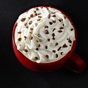 Peppermint White Hot Chocolate