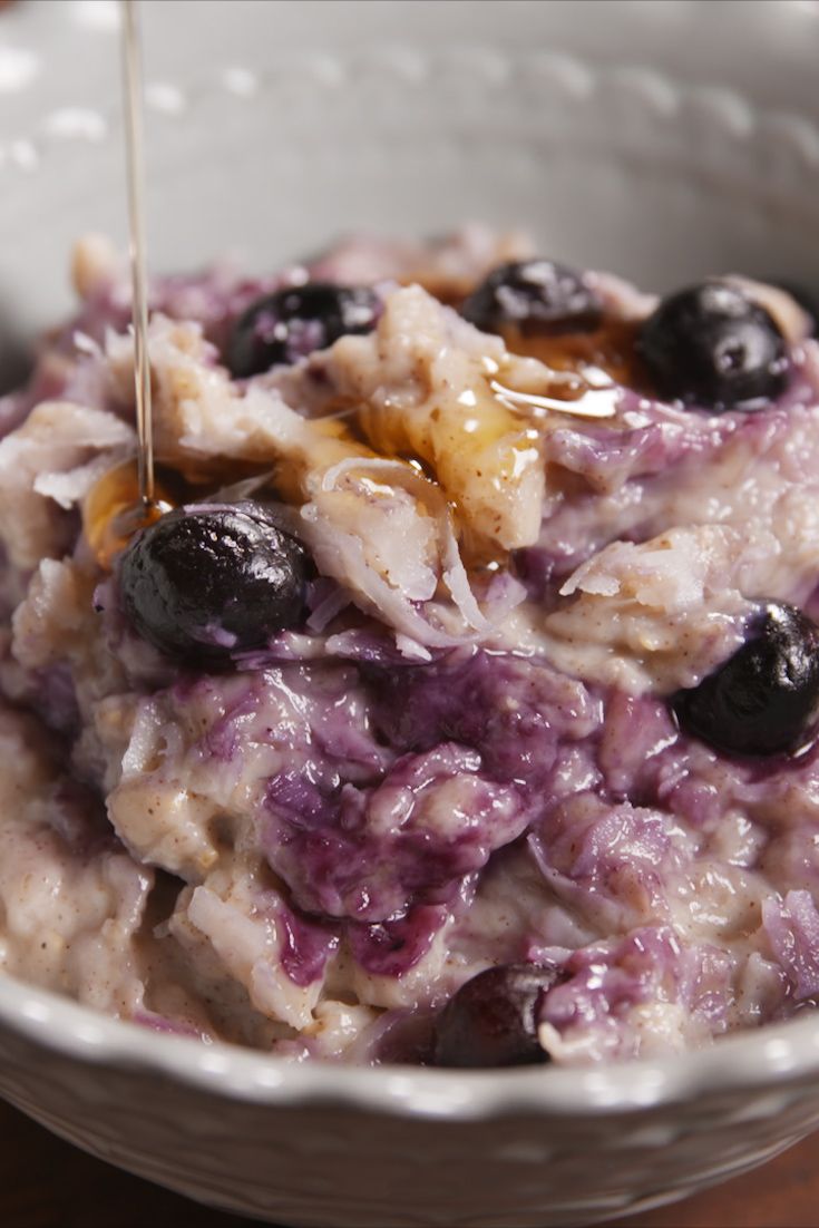 blueberry slow cooker oatmeal