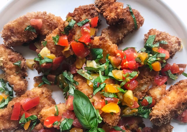 Bruschetta Fish Sticks Horizontal Bruschetta Fish Sticks Horizontal