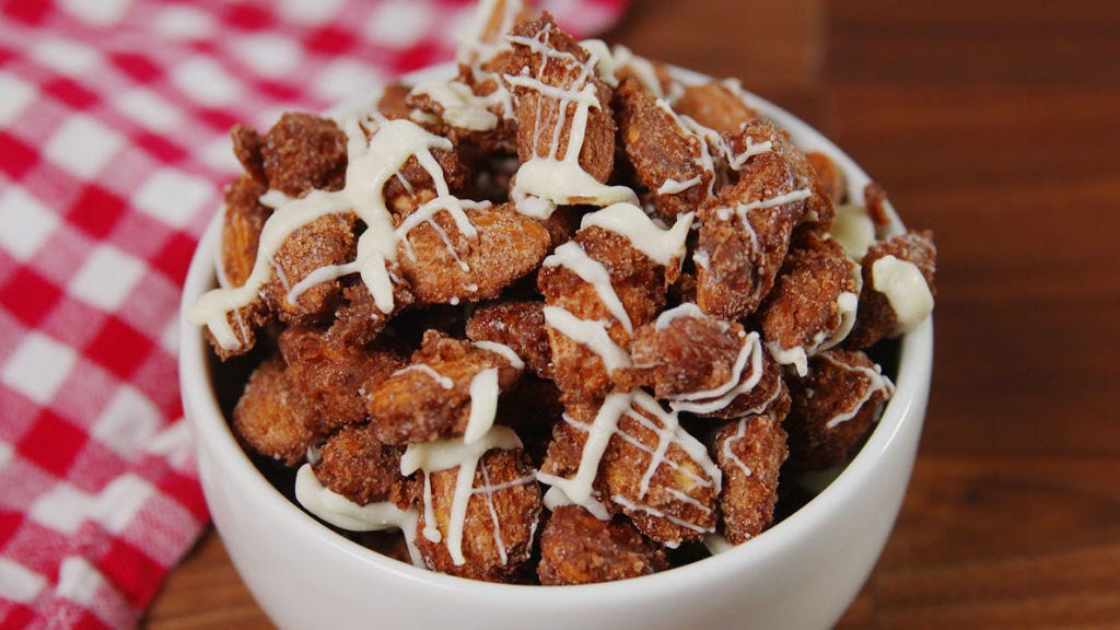Video player poster image preview for Churro Almonds Are The Sweetest Afternoon Snack!