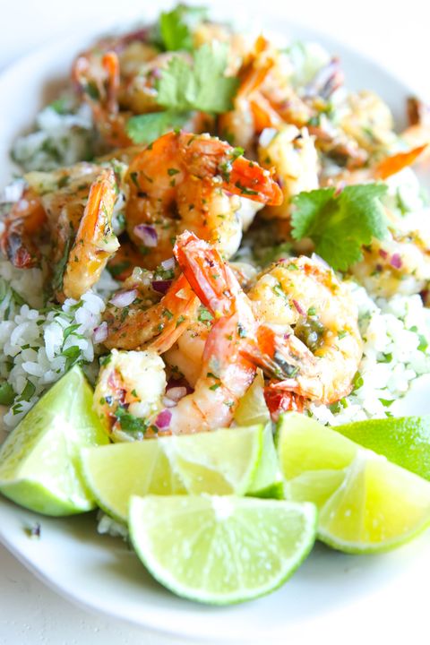 Best Salsa Verde Shrimp with Cilantro Rice-How To Make Salsa Verde ...