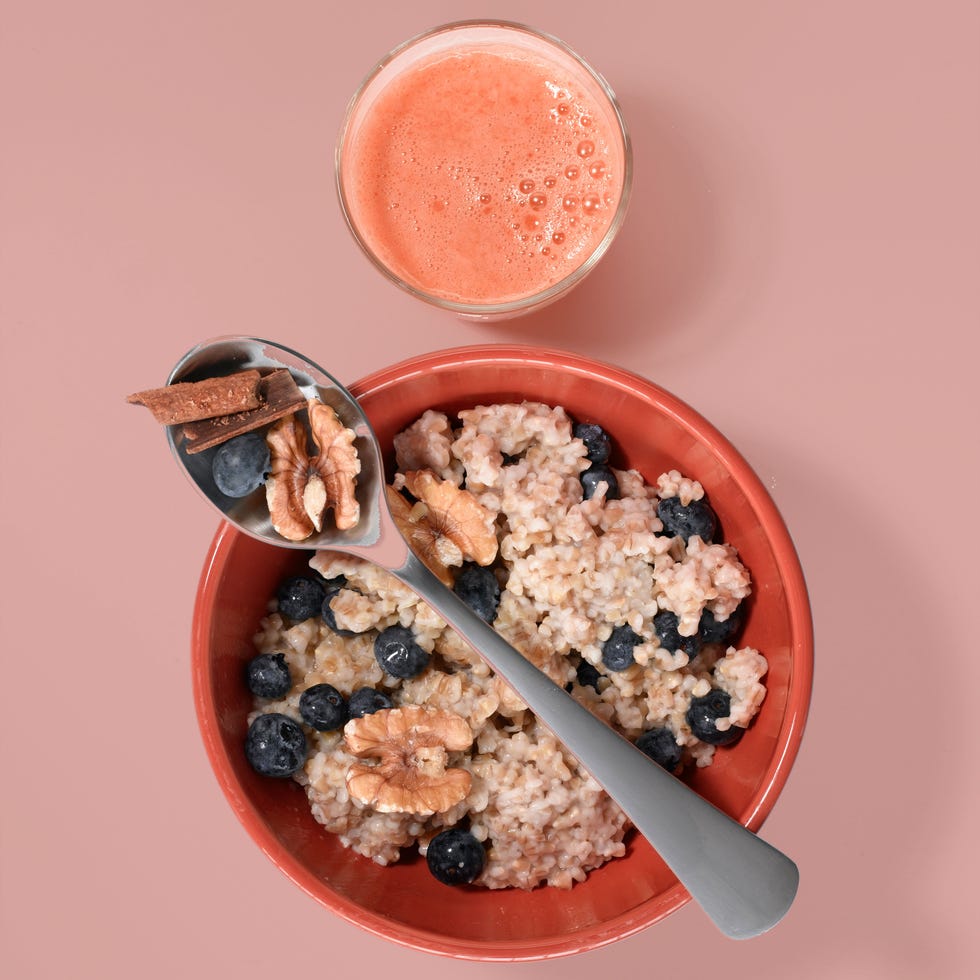 Cuisine, Food, Ingredient, Peach, Breakfast, Health shake, Recipe, Smoothie, Meal, Bowl, 