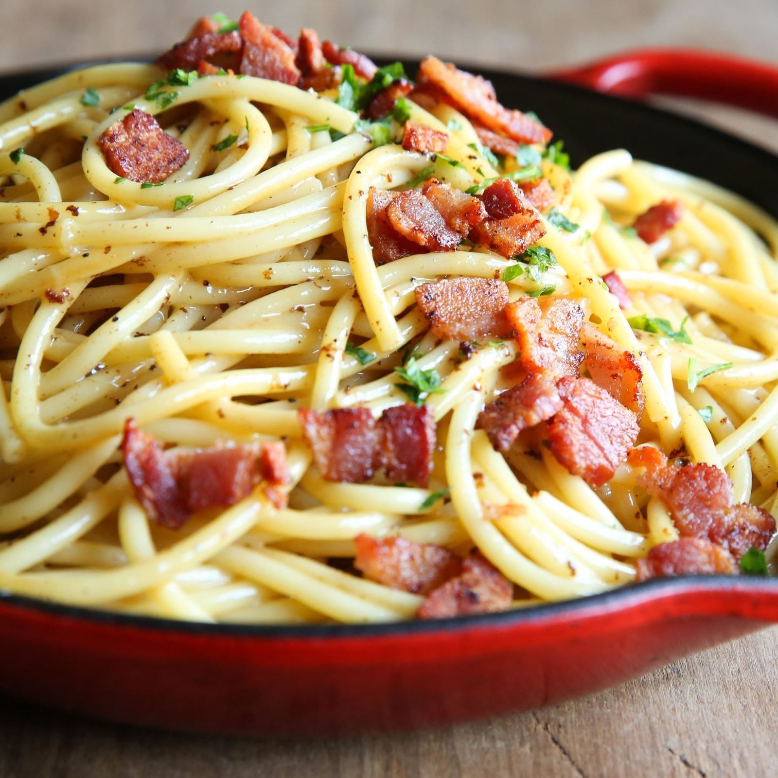 You'll Be Dreaming About This White Cheddar Carbonara 😍