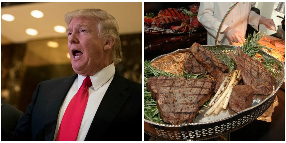 trump steaks