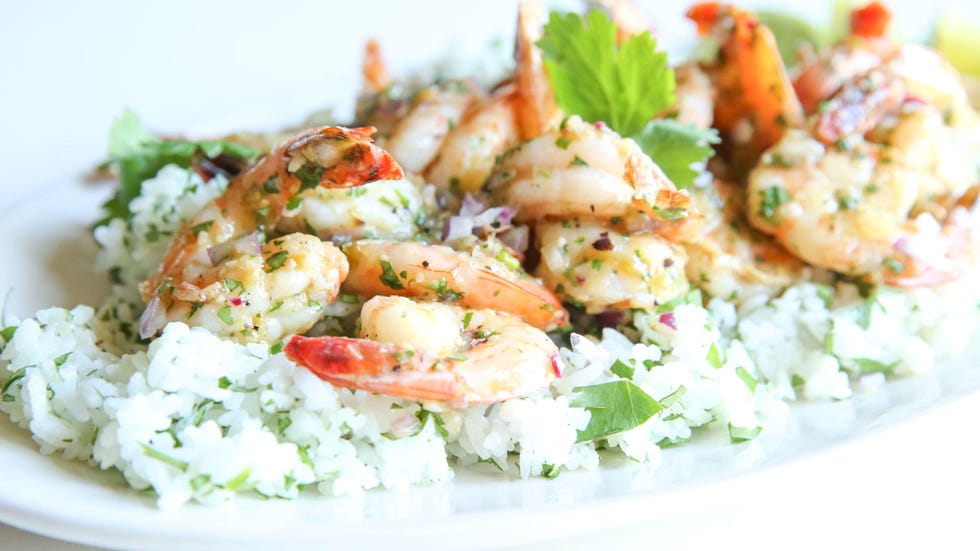 Best Salsa Verde Shrimp with Cilantro Rice-How To Make Salsa Verde