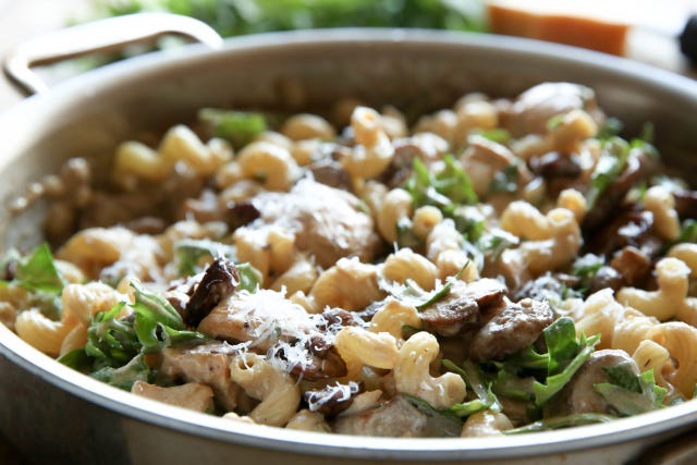 Best Creamy Chicken & Mushroom Pasta Recipe-How To Make Creamy Chicken