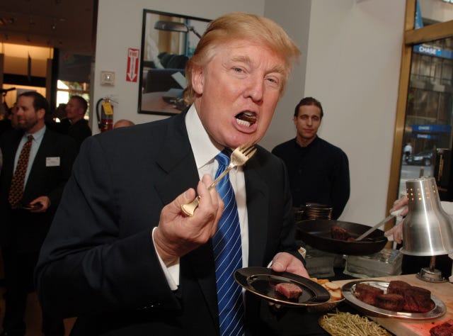 trump steak