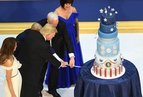 Trump Inauguration Cake