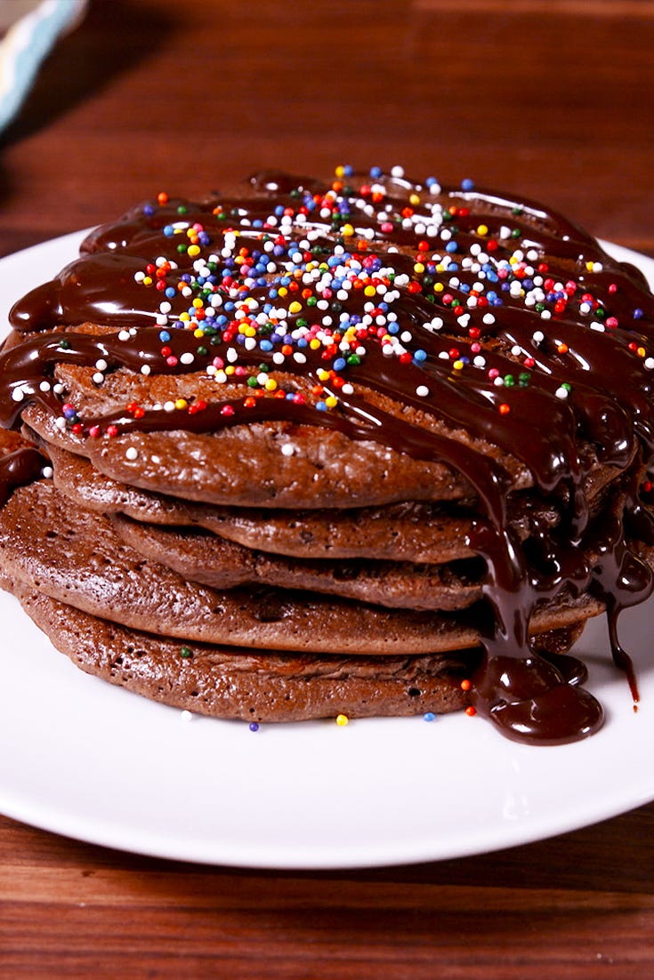 brownie batter pancakes