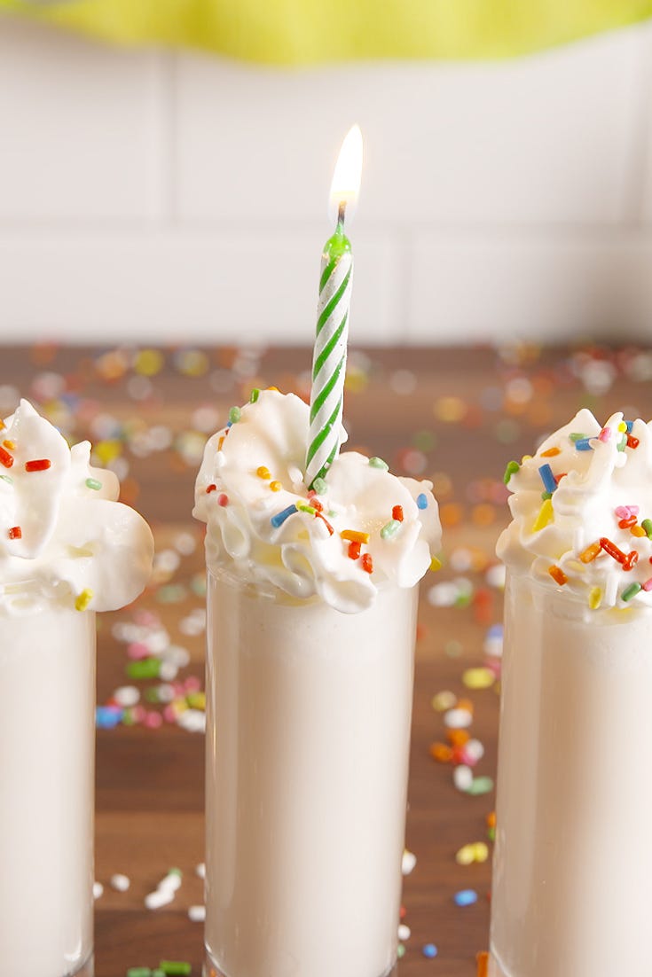 birthday cake shots