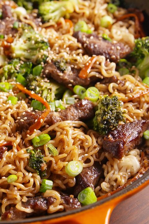 mongolian beef ramen