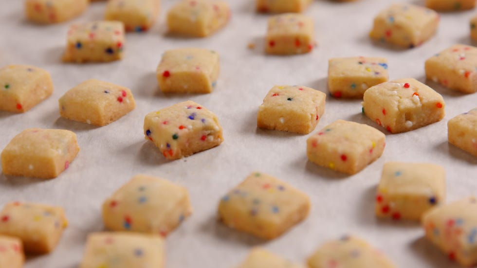 Funfetti Shortbread Bites