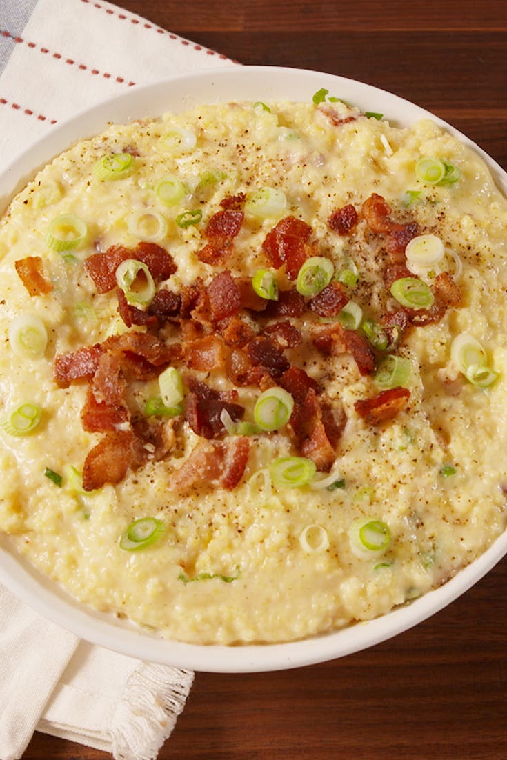 loaded slow cooker grits