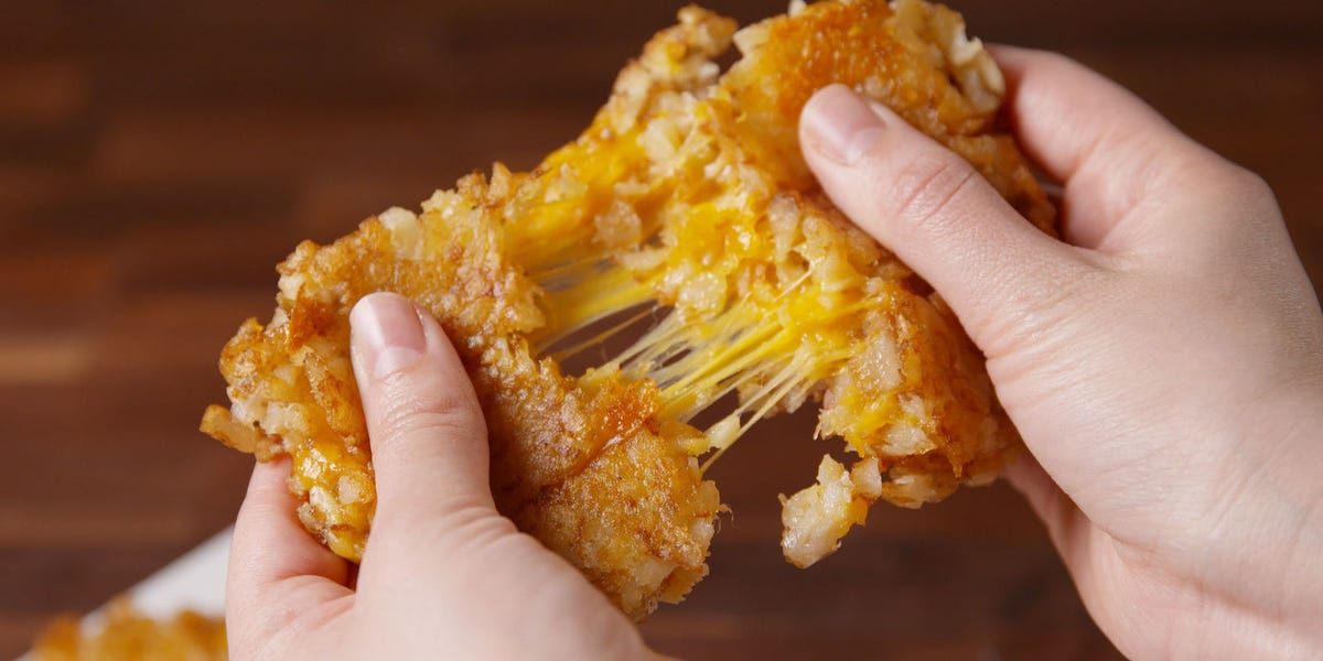 Tater Tot Grilled Cheese