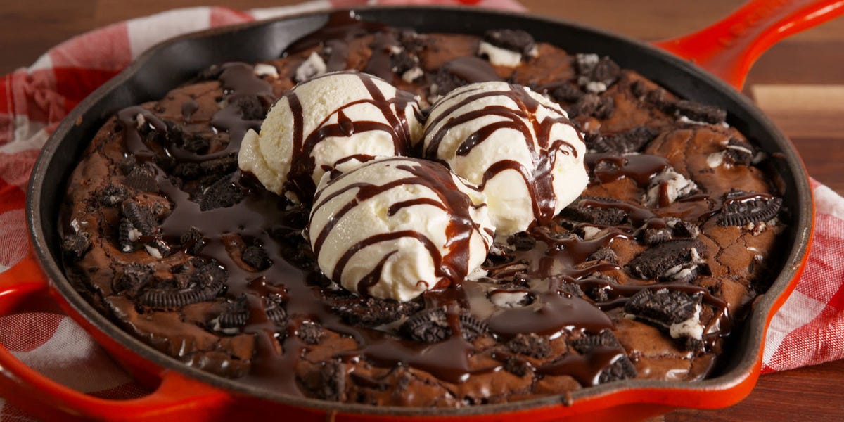 Best Slutty Skillet Brownie - How to Make Slutty Skillet 