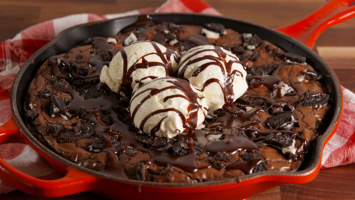 preview for Our Skillet Slutty Brownie Satisfies Your Whole Squad
