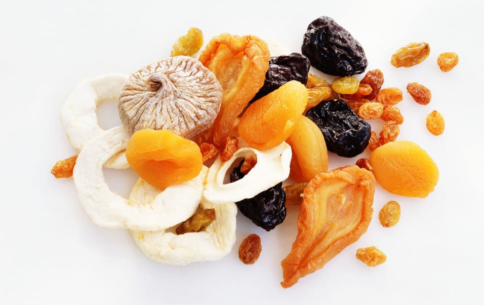 Prunes and dried fruits