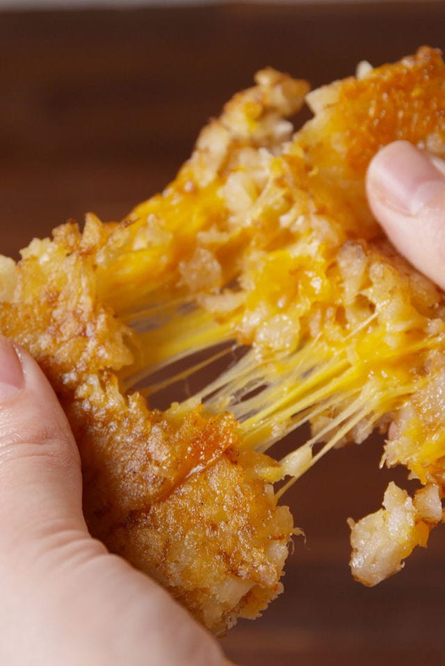 tater tot grilled cheese