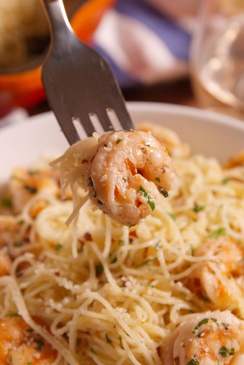 Best Garlic Butter Shrimp Pasta Recipe - Easy Shrimp Dish 