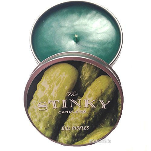 <p><strong data-redactor-tag="strong" data-verified="redactor"><em data-redactor-tag="em" data-verified="redactor">$25</em></strong> <a href="https://www.amazon.com/Pickle-Candle-tin-Pickles-Scented/dp/B011S5RO2C?tag=bp_links-20" target="_blank" class="slide-buy--button" data-tracking-id="recirc-text-link">BUY NOW</a></p><p>It's like filling your home with the smell of freshly baked cookies except the opposite. Your home will probably smell like vinegar.&nbsp;</p>