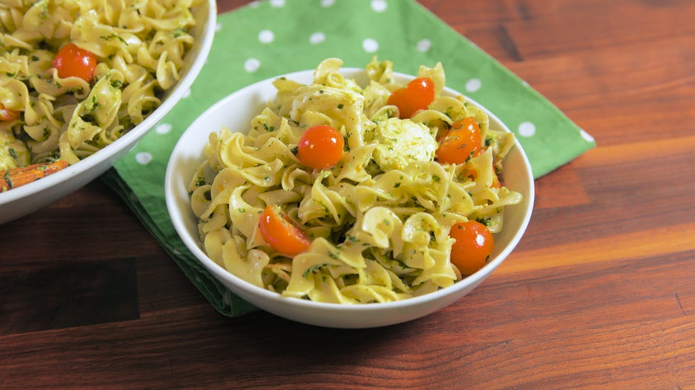 Dish, Food, Cuisine, Ingredient, Pasta salad, Produce, Vegetarian food, Italian food, Recipe, Pasta, 