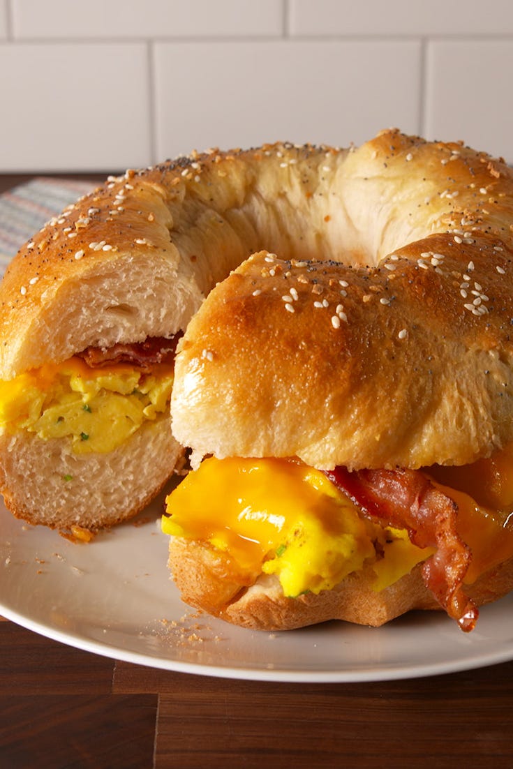 giant breakfast sandwich