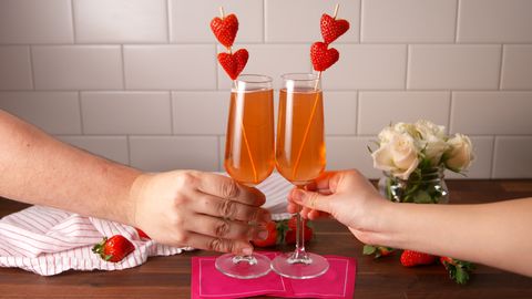 valentines day mimosas