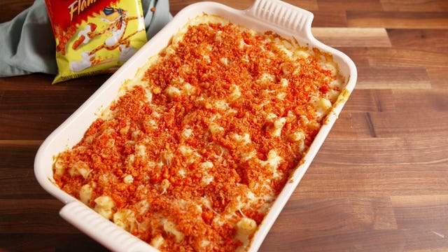 Flamin Hot Mac & Cheetos