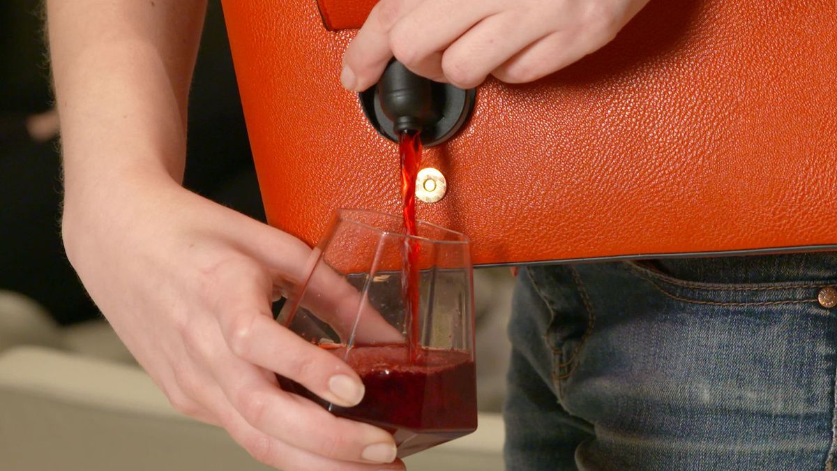 preview for This wine purse lets you indulge on the go