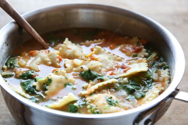 Ravioli Soup Horizontal