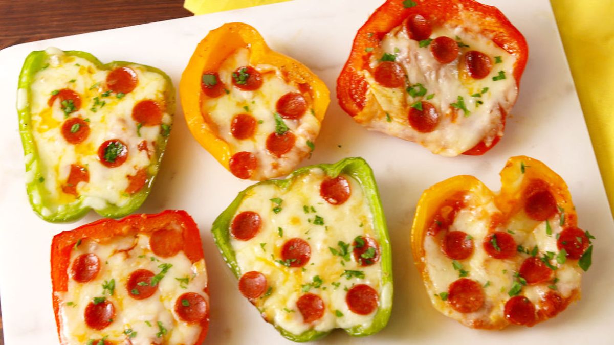 preview for Mini Pepper Pizzas Will Give You Your Takeout Fix Without all the Carbs.