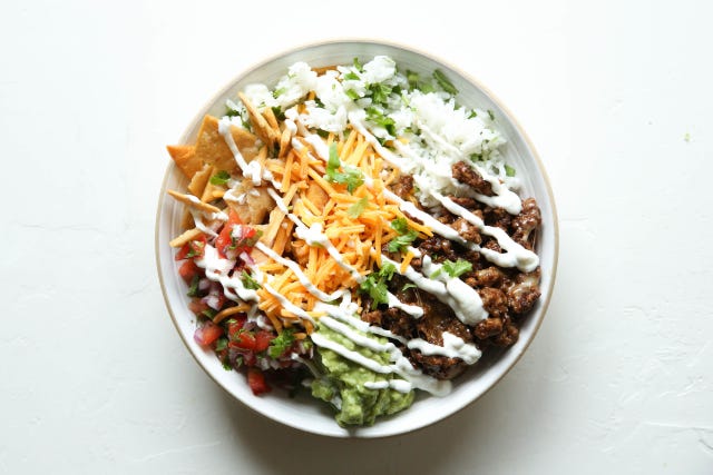 loaded burrito bowls horizontal