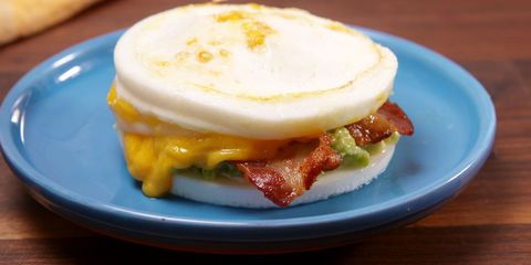 Bunless Bacon Egg and Cheese
