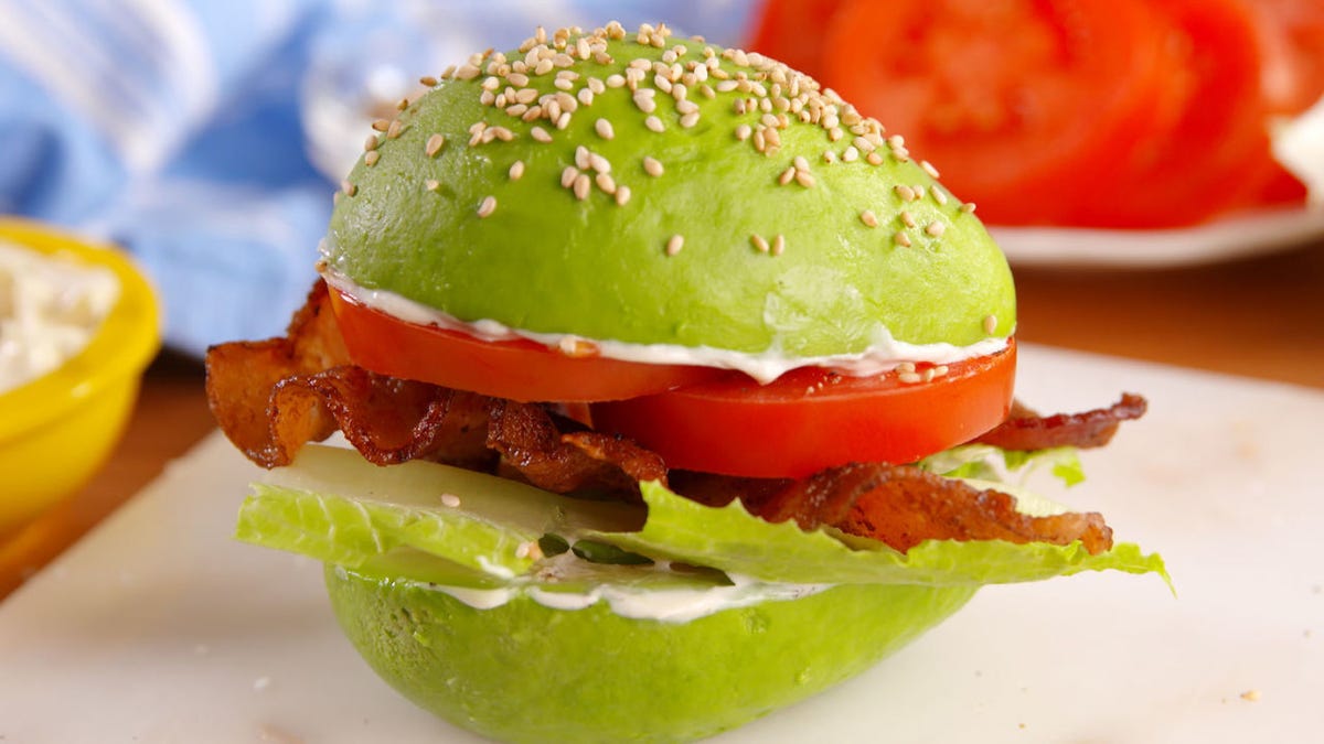 preview for This Low-Carb Avocado Bun BLT is GENIUS!