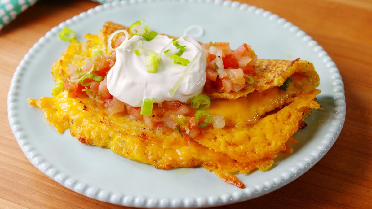 preview for This Low-Carb Cauliflower Quesadilla Will Save Your Life...and Your Diet!