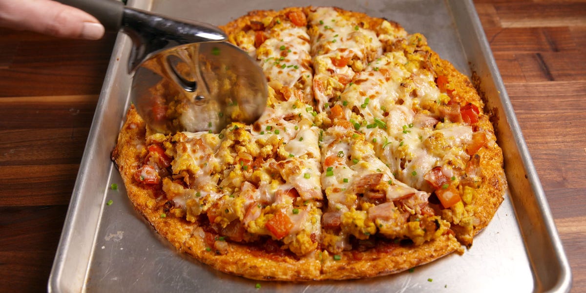 Cauliflower Breakfast Pizza