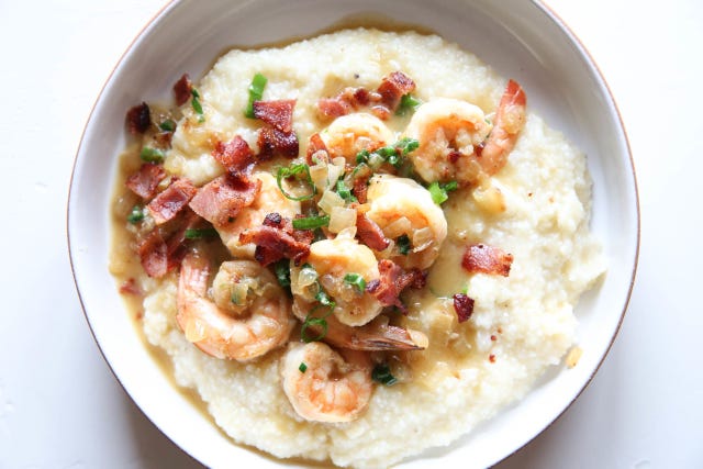 Shrimp & Grits Horizontal shrimp and grits horizontal