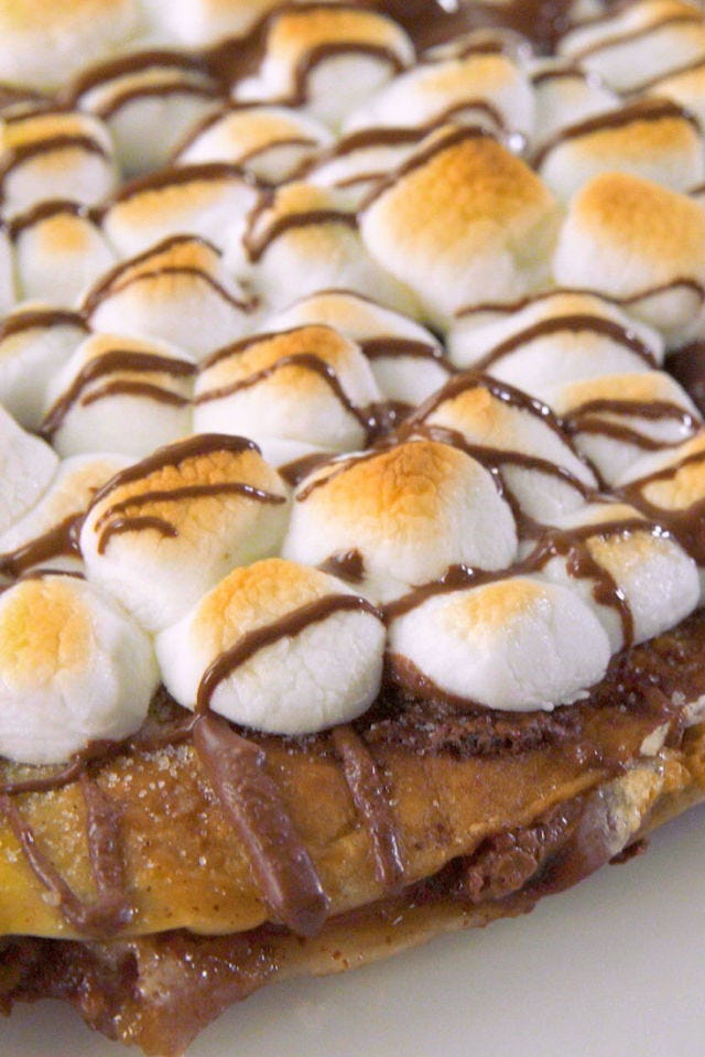 S'mores Quesadilla Vertical S'mores Quesadilla Vertical