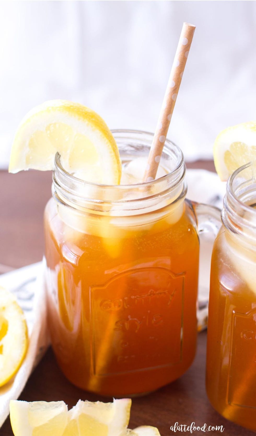 Food, Mason jar, Juice, Ingredient, Drink, Orange drink, Smoothie, Arnold palmer, Honey, Fuzzy navel, 