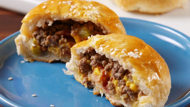 Bacon Cheeseburger Bombs horizontal bacon cheeseburger bombs