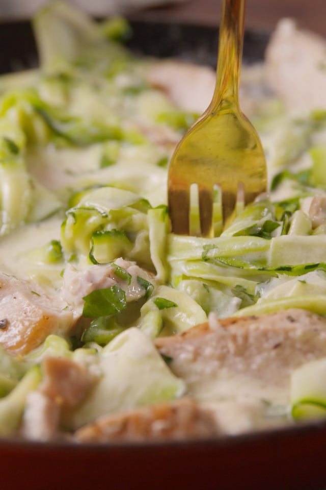 Chicken Zucchini Alfredo