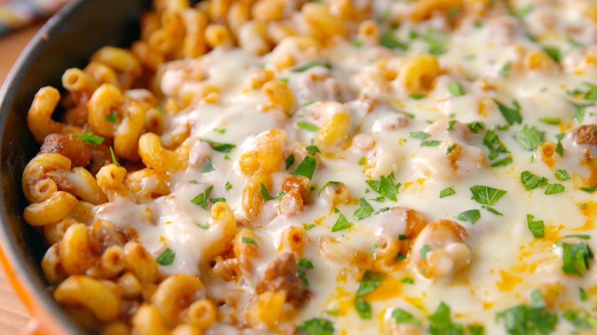 preview for This Sloppy Joe Mac is Extra Sloppy in the Most Delicious Way!