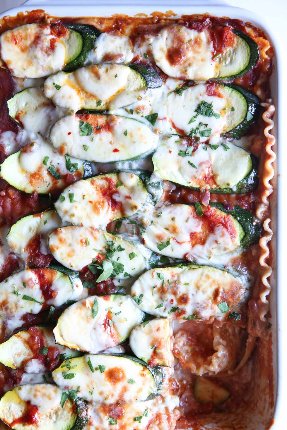 Tex Mex Zucchini Lasagna Vertical