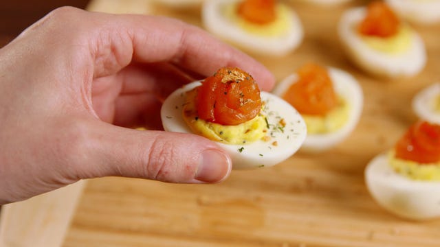 Dish, Food, Deviled egg, Egg, Ingredient, Boiled egg, Cuisine, Finger food, Canapé, Comfort food, Dish, Food, Deviled egg, Egg, Ingredient, Boiled egg, Cuisine, Finger food, Canapé, Comfort food,